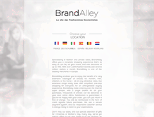 Tablet Screenshot of brandalley.com